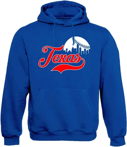 Miniatura 17 de Xtreme Apparrel Cityscape Skyline - Sudadera con capucha para hombre para fanáticos del béisbol
