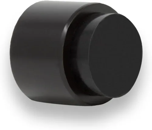 Miniatura 13 de EVI - Topes de puerta Tope de manija de puerta blanco – Adhesivo y cierre de tornillo – Caucho protector – Tope de puerta de pared de 1.1 x 1.1