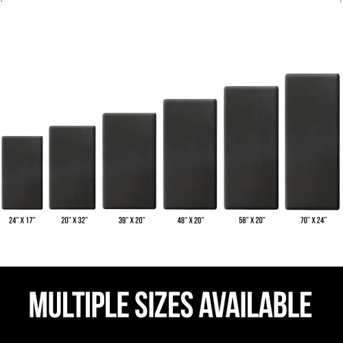 Miniatura 6 de GORILLA GRIP Alfombrillas cómodas y acolchadas para cocina, 48x20, parte superior suave resistente al agua y a las manchas, tapete antifatiga Negro