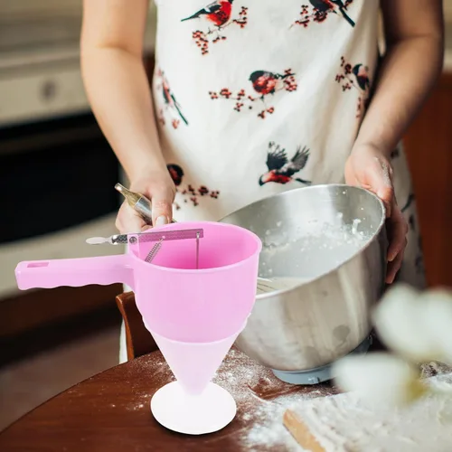 Miniatura 3 de Yardwe Embudo de plástico con soporte desmontable de pie