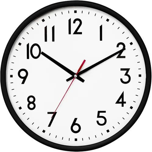 HZDHCLH Reloj de pared negro, silencioso, funciona con pilas, 8 pulgadas, moderno, analógico, sin tictac, decorativo, para cocina, dormitorio, sala