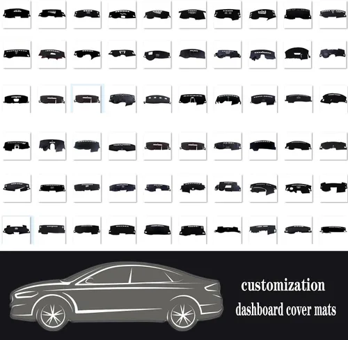 Miniatura 8 de Cubierta de salpicadero para VW-Passat 1996-2005, tapete de poliéster para salpicadero, cubierta protectora de tablero de automóvil, almohadillas