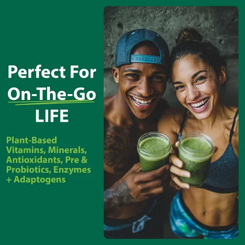 Miniatura 6 de MacroLife Naturals Macro Greens Powder 38 Superfood probiótico, antioxidante, enzima y suplemento herbal, inmunidad natural, energía