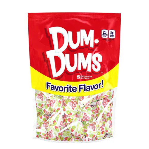 Miniatura 8 de Dum Dums Paletas de Soda de Crema - Caja de Dulces a Granel con Paletas Envueltas Individualmente, Chupetas Gourmet de un Solo Sabor - 50