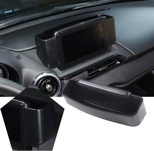 Miniatura 8 de HAPPYHORSE Caja de almacenamiento para consola central compatible con Mazda MX-5 2016-2023, organizador de bandeja de almacenamiento trasera