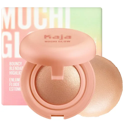 Miniatura 5 de Kaja Resaltador Mochi Glow 4 tonos, mezclable, de aspecto natural, compacto, tamaño de bocado, polvo de estrellas 04, 0.15 onzas 04 Polvo