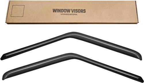 Miniatura 6 de Visores para ventanas y protectores contra la lluvia para Ford F150 de cabina estándar 1980-1996, Deflectores de viento y protectores para ventanas