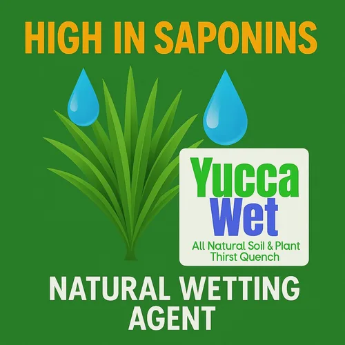 Miniatura 9 de Yucca Húmedo, Extracto de Yucca Líquido - Agente de humectación orgánico y surfactante, Ahora en concentrado de 32 oz