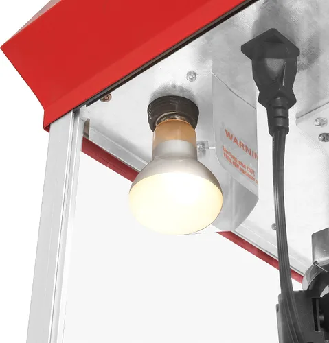 Miniatura 7 de Superior Popcorn Company - Máquina para hacer palomitas de maíz con carrito, hace aproximadamente 3 galones por lote, (8 onzas, rojo)