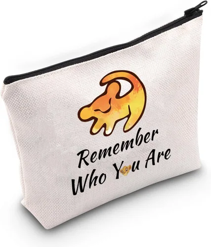 Miniatura 2 de ZJXHPO Bolsa de maquillaje Remeber Who You Are The Lion Inspire Gift Lion Inspire Bolsa de cosméticos Regalo de inspiración (Remember WYA)