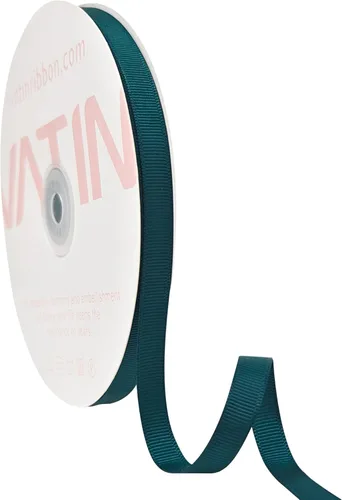Miniatura 148 de Vatin - Rollo de cinta de grogrén, rollos de 25-50 yardas, perfecto para decoración de bodas, coronas, baby showers, envolturas de paquete de regalo