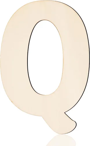 Miniatura 9 de Letras de madera de 8 pulgadas de alto, letra de madera D de 1/5 pulgada de grosor, letras del alfabeto de madera sin terminar para decoración