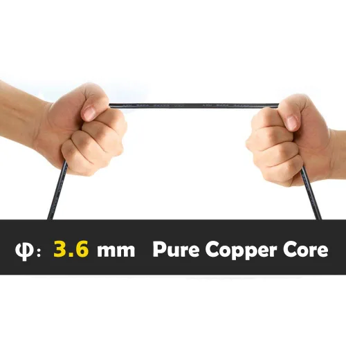 Miniatura 3 de Cable de extensión de cámara de respaldo para cámara de visión trasera, 0.098 in, 9.8 pies, macho a hembra, cable de extensión de cámara inversa