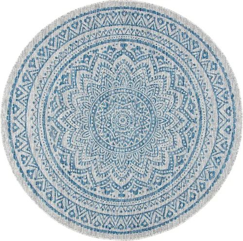 Miniatura 164 de SAFAVIEH Alfombra lavable para exteriores, colección Courtyard - Pasillo de 2.3 x 8 pies, color beige claro y marrón claro, no desprende pelusa