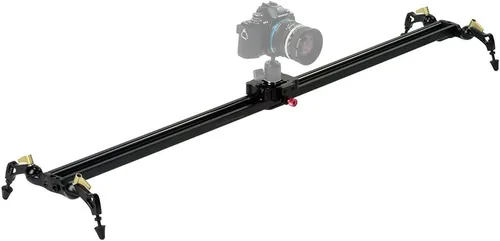 Miniatura 8 de Fotodiox Pro SlideCam - Estabilizador deslizante de video de 600 a 24 pulgadas, deslizador de pista de cámara DSLR, sistema de riel
