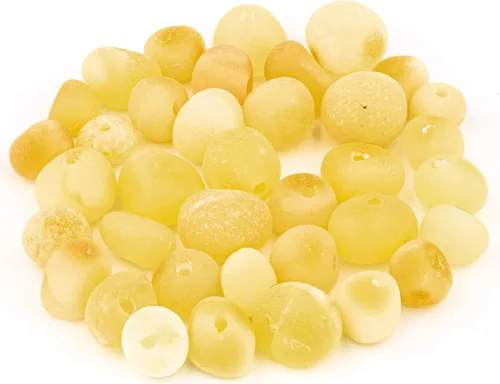 Miniatura 14 de Cuentas de ámbar estilo barroco, pulido y crudo, piedra báltica 100% natural, 0.197-0.236 in, suelta con agujeros perforados, varios colores - Amber