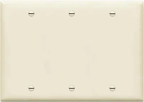 Miniatura 8 de Enerlites Cubierta de Dispositivo en Blanco Placa de Pared, Acabado Brillante, Tamaño 4-Gang 4.50" x 8.19", Policarbonato Termoplástico Irrompible