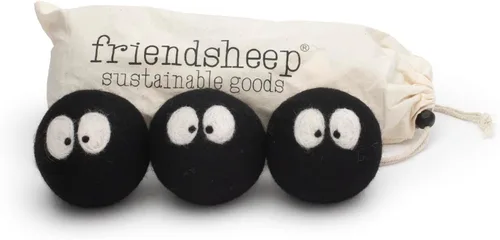 Miniatura 22 de Friendsheep Bolas secadoras de lana, alternativa orgánica reutilizable para suavizantes de telas para lavandería, hechas a mano, comercio justo