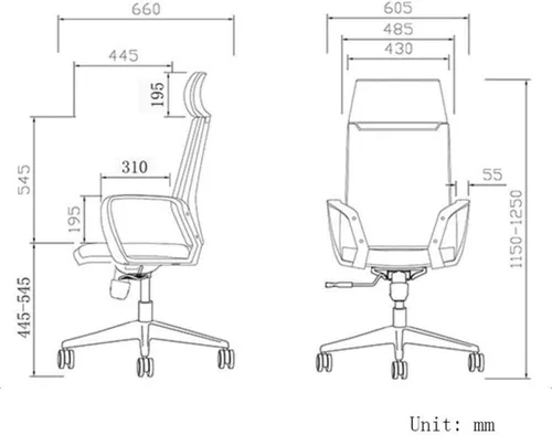 Miniatura 2 de Silla de oficina con almohada para reposacabezas ajustable ergonómica de transferencia de elevación silla de computadora para el hogar, taburete