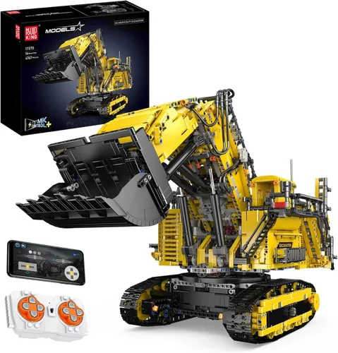 Mould King 17070 - Juego de construcción de excavadora RC para adultos, modelo de vehículo de construcción de camión de 4767 piezas, camión de