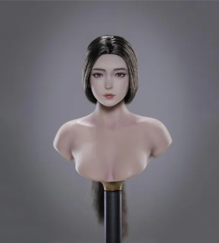 Esculpe de cabeza femenina a escala 1/6, figura de acción de anime de belleza para niña, cabeza tallada para soldado femenino de 12 pulgadas, PH TBL