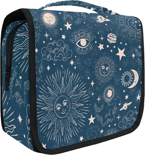 Miniatura 9 de senya Kit de neceser de viaje colgante, estuche de maquillaje, organizador de cosméticos para hombres y mujeres