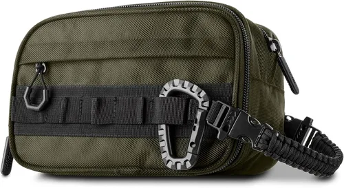 Miniatura 8 de Fitdom Estuche Táctico de Aseo Kit Dopp para Hombre. Perfecto para Viaje y Almacenamiento. Se Adapta a Cosméticos Grandes y Pequeños, Maquillaje