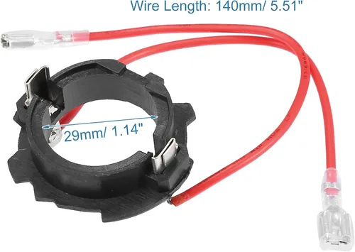 Miniatura 4 de uxcell 2 unids H7 LED faros faros base adaptadores enchufe retenedor clip apto para Volkswagen GTI 2006-2019