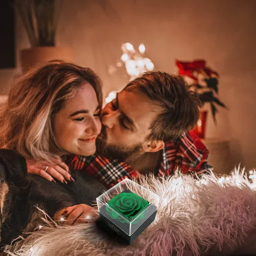 Miniatura 2 de Rosa preservada de flores recién cortadas para mujeres, mamá, esposa, novia, regalo de flores, decoración de rosa real para el día de la madre, día