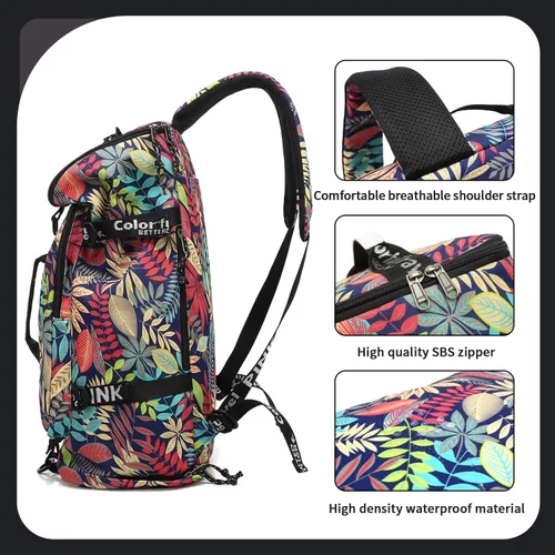 Miniatura 3 de gimnasio bolsa de lona mochila bolsa de lucha libre con compartimento para zapatos 4 tipos de método trasero impermeable deportes caminando portátil
