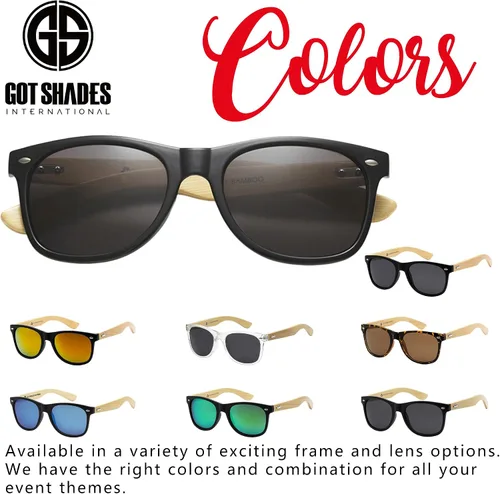 Miniatura 6 de Gafas de sol de bambú al por mayor Retro 80 Gafas de sol de madera para hombres y mujeres-10