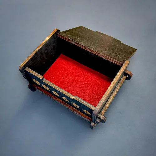 Miniatura 7 de Caja de dados - Negro - Beholder - 6x4x3