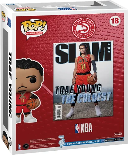 Miniatura 4 de Funko Pop! NBA Cover: Slam – Trae Young – Figura de vinilo coleccionable – Idea de regalo – Producto oficial – para niños y adultos – aficionados al