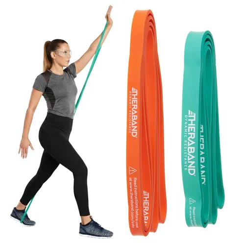 Miniatura 10 de THERABAND High Resistance Band - Elastic Super Bands for Improving Flexibility, Injury Rehab, & Full Body Workouts - Heavy Duty Stretch Bands for