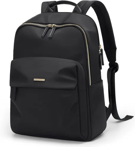 GOLF SUPAGS Mochila para laptop para mujer, se adapta a cuadernos de 14 pulgadas, mochila casual, bolsa de trabajo, viajes, universidad (negro)