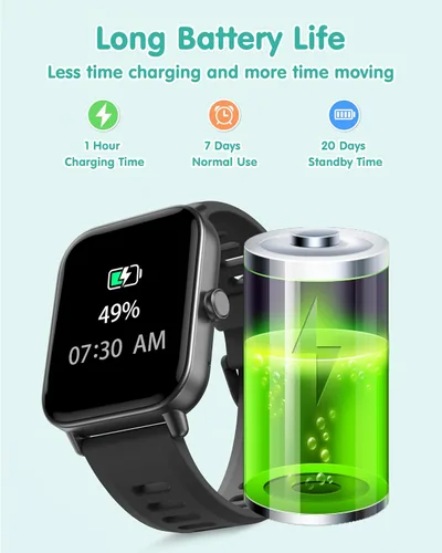Miniatura 9 de Reloj inteligente para niños, reloj para niños sin necesidad de teléfono con monitor de frecuencia cardíaca y sueño, monitor de estrés y SpO2