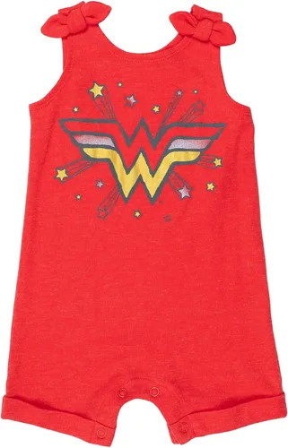 Miniatura 3 de DC Comics Justice League Wonder Woman - Juego de pelele y diadema sin mangas
