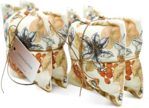 Miniatura 10 de AUCUDA Paquete de 4 bolsas perfumadas de cedro para cajones y armarios, paquetes de popurrí para ropa de mujer, almohada de malla con fragancia