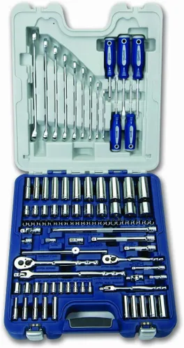 Miniatura 10 de Williams Juego de 22 piezas con accionamiento de 3/8 pulgadas SAE y zócalos pasantes de pernos poco profundos métricos en estuche compacto, incluye