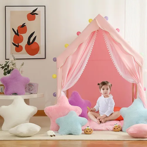 Miniatura 7 de YRXRUS Almohadas de estrella, almohada en forma de estrella negra, regalos de almohada decorativa, bonita decoración de habitación de felpa