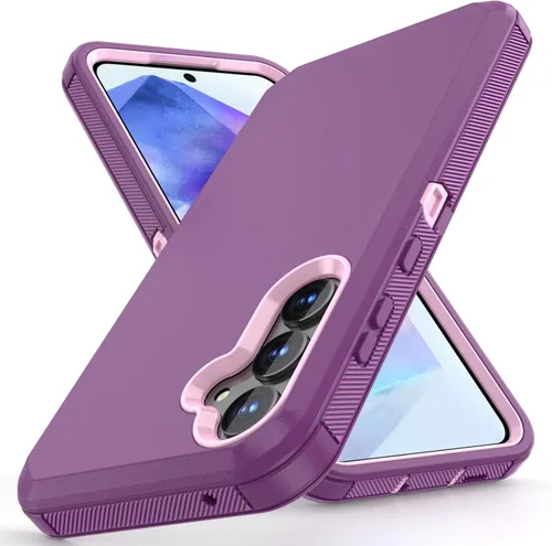 Miniatura 18 de Jiunai Funda para Samsung A16, a prueba de golpes, antipolvo, protección resistente, de doble capa, borde elevado, para exteriores, híbrida
