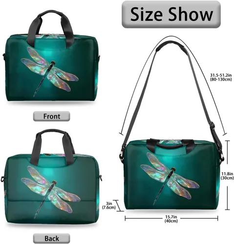 Miniatura 3 de Bonita bolsa de hombro para computadora portátil para mujeres y hombres, bolsa para computadora portátil, funda para laptop, maletín de transporte