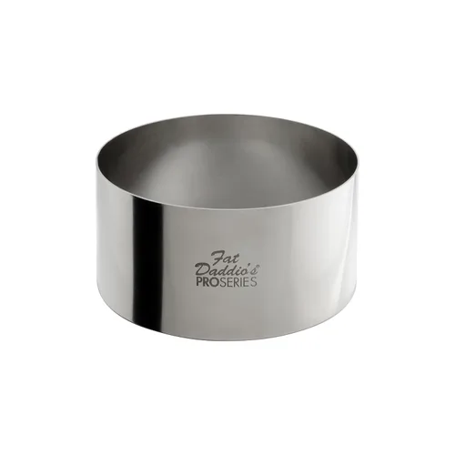 Miniatura 8 de Fat Daddio's Anillo redondo de acero inoxidable para pasteles y pastelería, 2 x 0.75 pulgadas