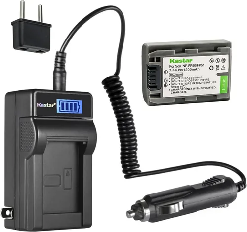 Miniatura 8 de Kastar NP-FP50 / FP51 - Cargador de batería LCD de CA compatible con Sony DCR-HC36, DCR-HC39, DCR-HC40, DCR-HC41, DCR-HC42, DCR-HC43, DCR-HC44