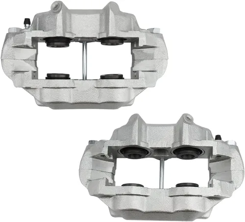 BRTEC Pinzas de freno de disco delanteras izquierda y derecha 187016 187017 para Chevy Corvette 1965-1982 Pinzas de freno delanteras para conductor