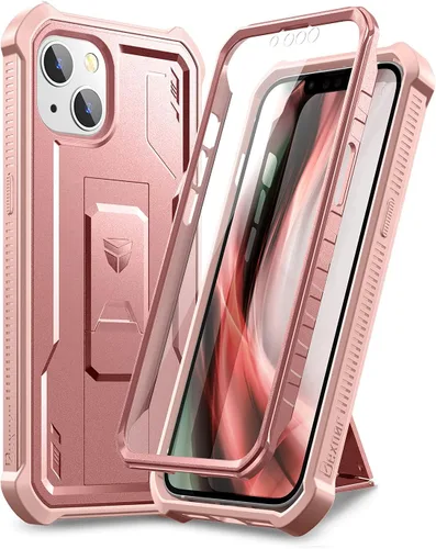 Miniatura 10 de Dexnor Funda para iPhone 14 para iPhone 13 de 6.1 pulgadas, [protector de pantalla y soporte integrados] Protección de grado militar resistente a