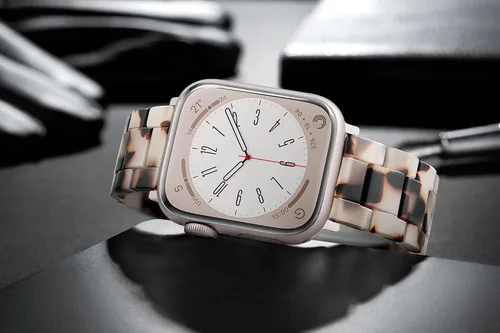 Miniatura 4 de Correa de resina compatible con Apple Watch Band de 1.929 in 1.811 in 1.772 in 1.732 in 1.654 in 1.614 in 1.575 in 1.496 in, correa ligera de moda