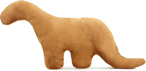 Miniatura 7 de Mini Dinosaurio Nuggets de Pollo de Peluche 4.2 Pulgadas, Almohada de Juguete Relleno de Nuggets de Pollo Frito Dino Realista y Divertido, Regalo