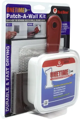 Miniatura 2 de Red Devil 0549 ONETIME - Kit de pared ligero Spackling Patch-A-Pared, 1/2 pinta, fabricado en Estados Unidos