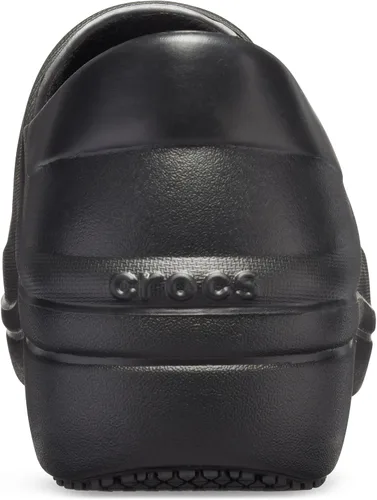 Miniatura 6 de Crocs Zuecos Neria Pro II para mujer, zapatos de trabajo antideslizantes, Negro